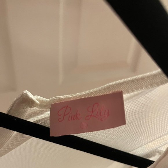 LEAVING LATE IVORY MESH SLEEVE SQUARE NECK DRESS - Picture 3 of 3